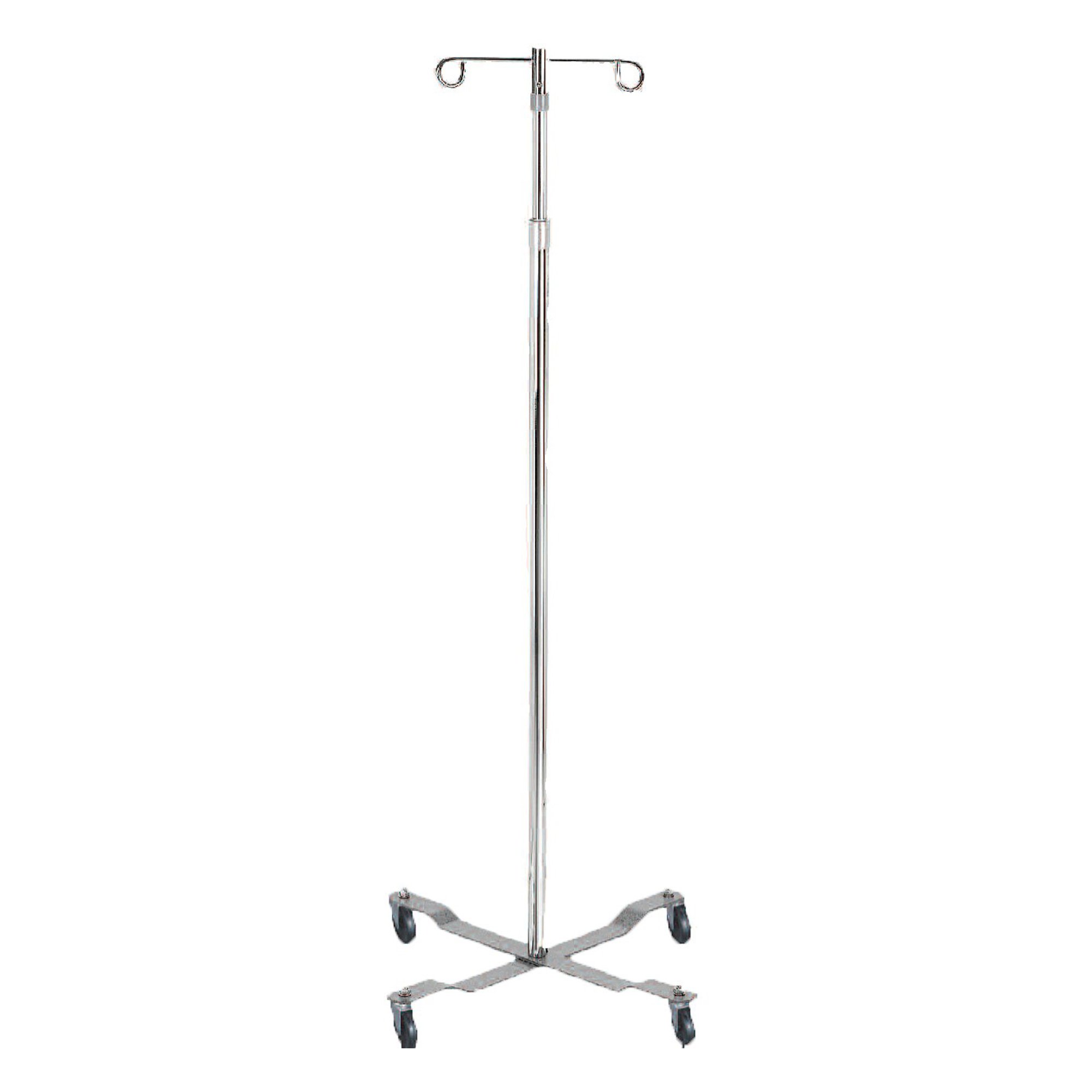 McKesson IV Pole, Four Legs with Casters, Two Hooks MK 1139180