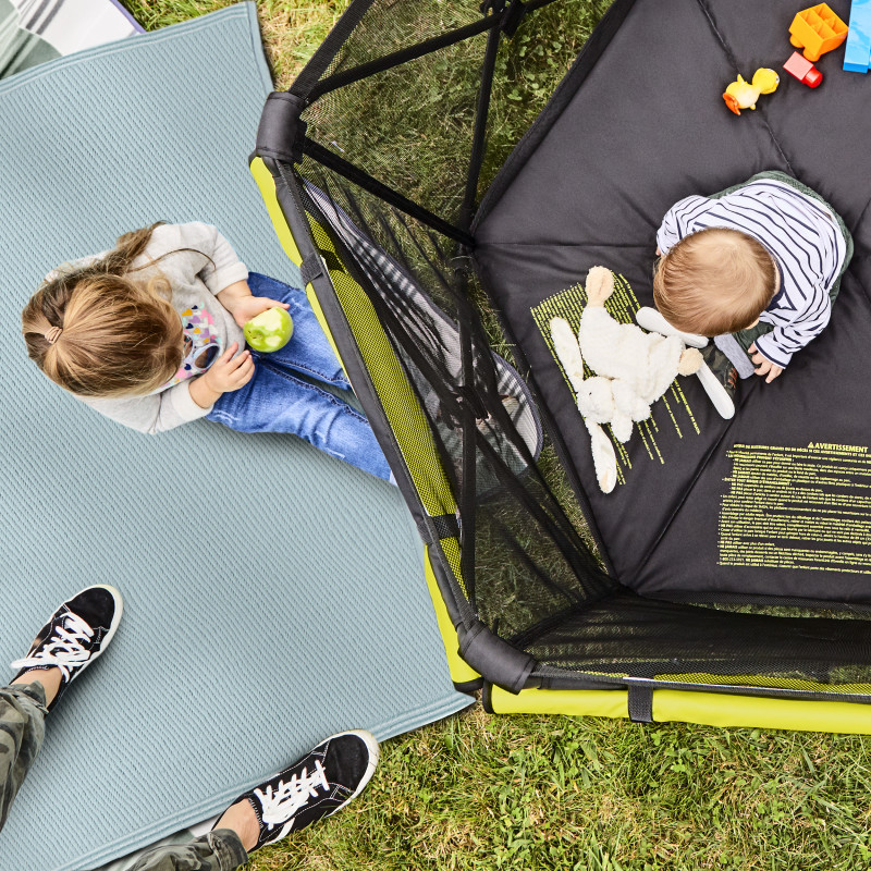 Play-Away™ Portable Playard Deluxe (Adventurer) Lifestyle Photo Play-Away™ Portable Playard Deluxe (Adventurer) Lifestyle Photo