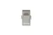 Cat6 RJ45 Inline Coupler Type Keystone Jack, Gray