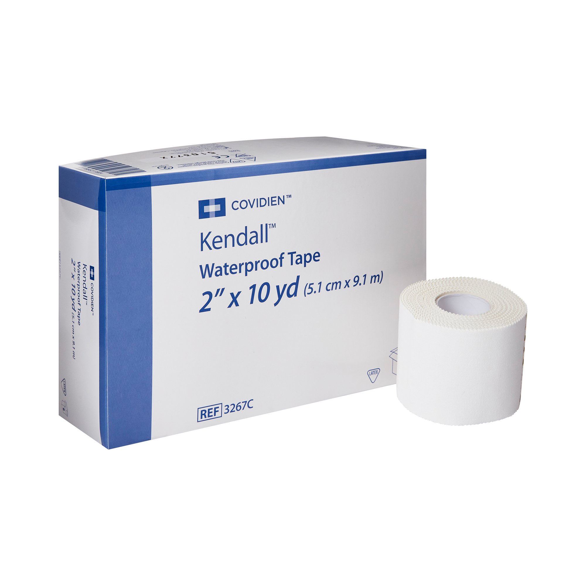 Kendall Cloth Medical Tape, 2 Inch x 10 Yard, White MK 10370