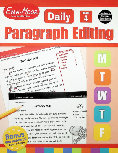 Daily Paragraph Editing, Grade 4
