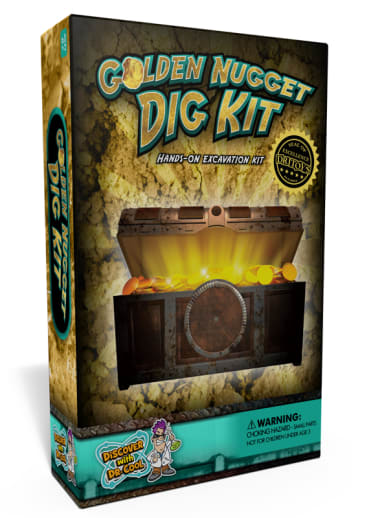 Golden Nugget Dig Kit (Excavation Kit)