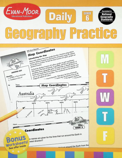 Daily Geography Practice Gr. 6
