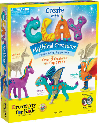 Create with Clay Mythical Creatures Kit