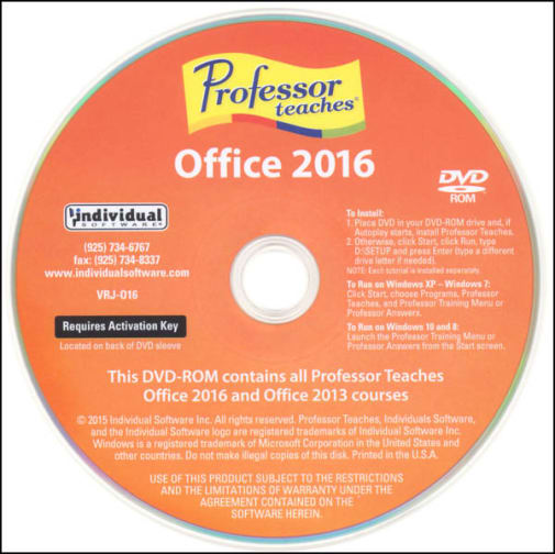 Professor Teaches Office 2016 (Mini)