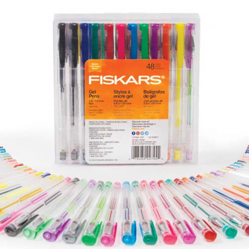 Fiskars 48-Piece Gel Pen Value Set