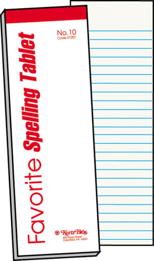 Favorite Spelling Tablet