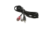 Audio Cable 3.5mm Male to (2)RCA Male Y-Cable, 6ft