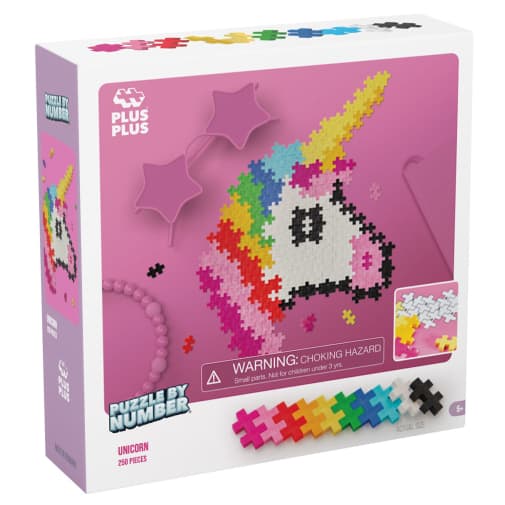 Plus-Plus Puzzle by Number - Unicorn (250 piece)