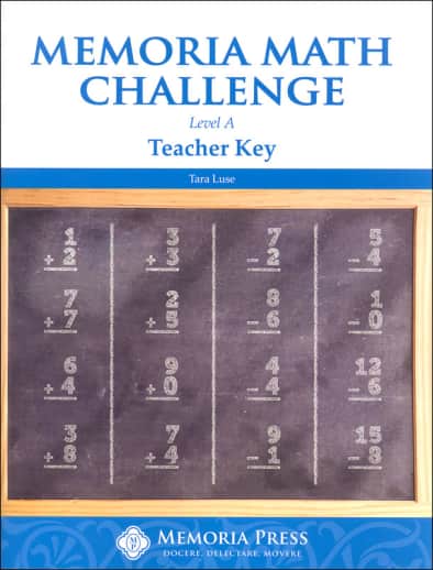 Memoria Math Challenge: Level A Teacher Key