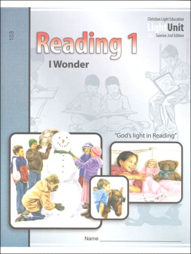 I Wonder Reading 103 LightUnit Sunrise 2nd Ed