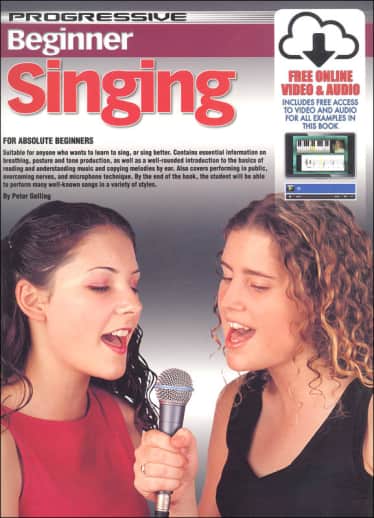 Progressive Beginner Singing w/ Online Audio & Video
