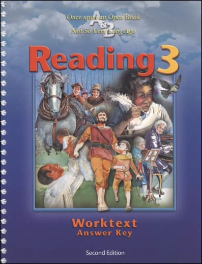 BJU Press Reading 3 Worktext Teacher's Edition
