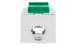 Cat6 RJ45 110 Type Keystone Jack, Green