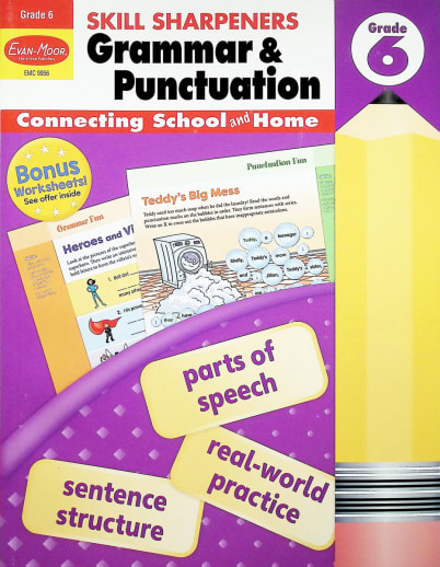 Skill Sharpeners: Grammar & Punctuation - Grade 6