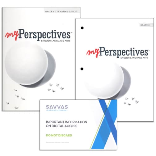 Savvas myPerspectives Homeschool Bundle Grade 8