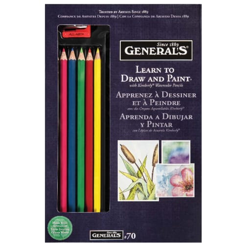 Learn to Draw and Paint w/ Watercolor Pencils