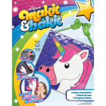 Makit & Bakit Kit Acchiappasole Gattino – Crea Il Tuo Vetro Colorato Fai-da-te Con Cristalli E Cornice Metallica
