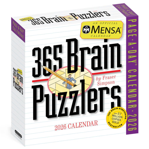 Mensa 365 Brain Puzzlers 2026 Page-A-Day Calendar