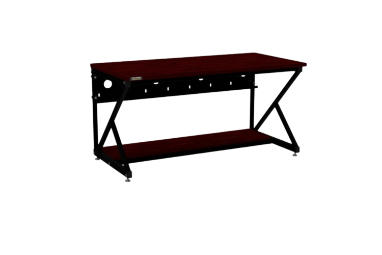 60in Performance 400 Series® LAN Station - African Mahogany