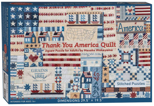 Thank You America Quilt Jigsaw Puzzle (1000 piece)