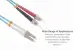 25M LC-ST OM3 10 Gig 50/125 Multimode Duplex UPC Fiber Patch Cable