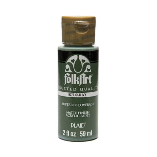 Folkart Color Acrylic Paint Old Ivy - 2 oz