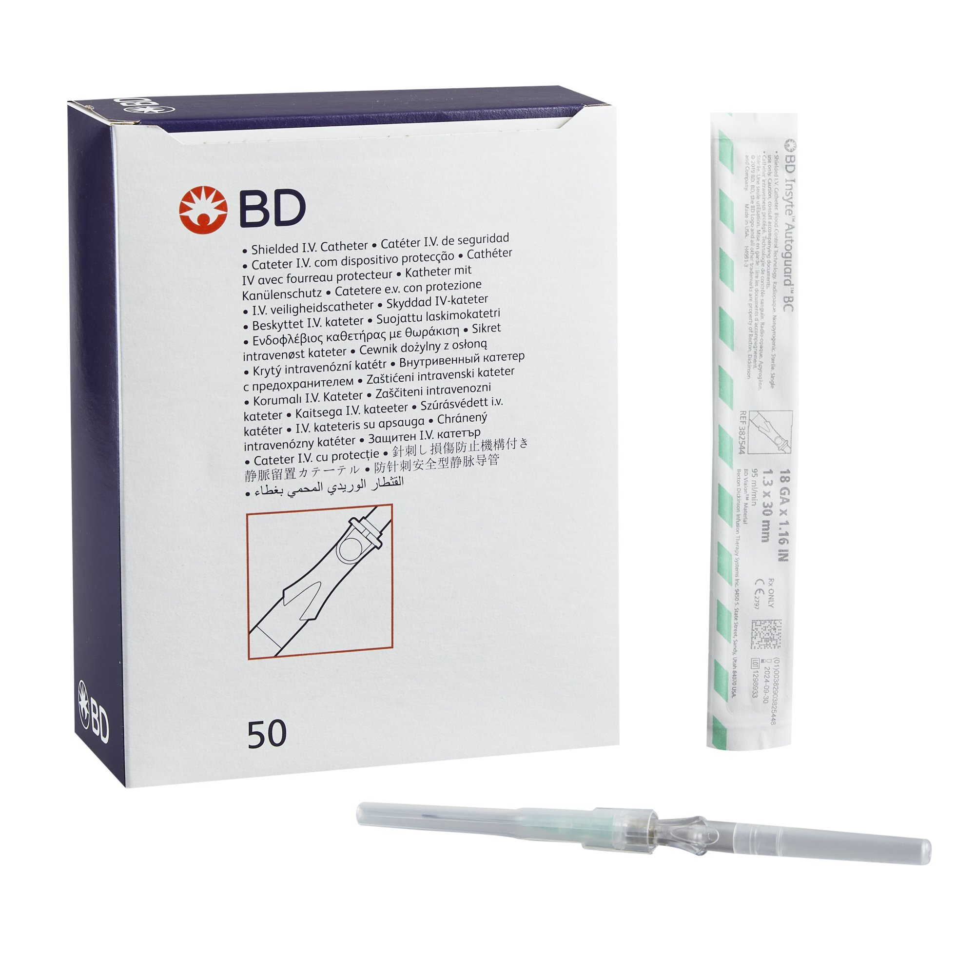 Insyte Autoguard BC Peripheral IV Catheter MK 777596