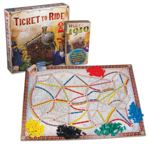 Ticket To Ride Game and 1910 Expansion Pack