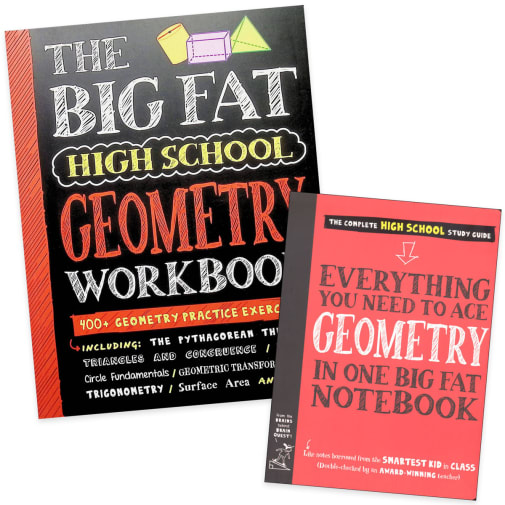Big Fat Geometry Notebook and Workbook Set