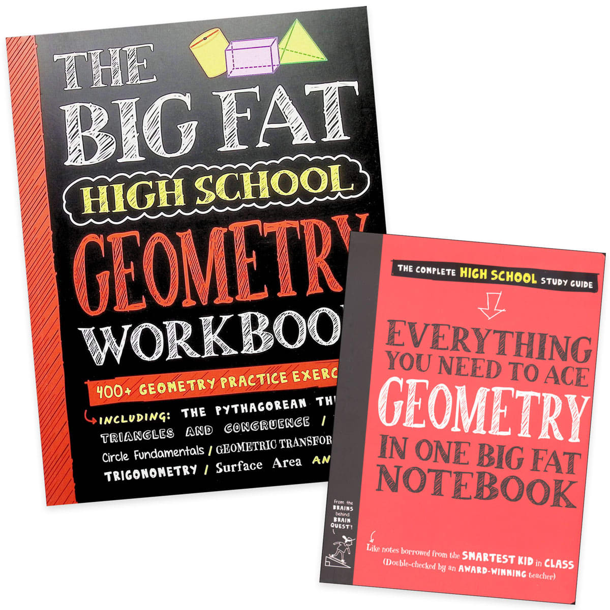 Big Fat Geometry Notebook and Workbook Set