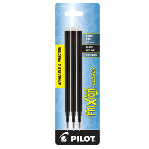 Pilot Frixion Black 3 Pack