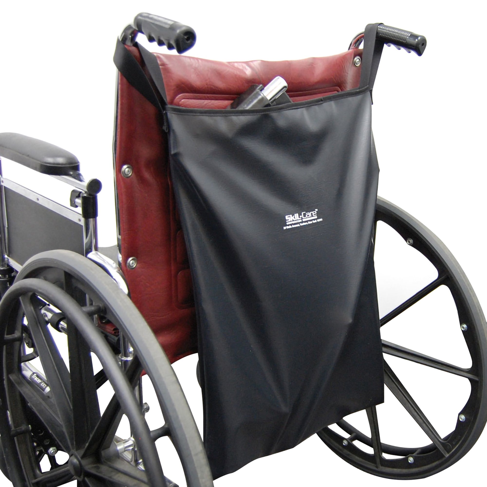 SkiL-Care Vinyl Footrest Bag for use with Wheelchair, 14 x 22 Inch MK 686854