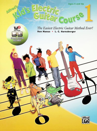 Alfred's Kid's Electric Guitar Course Book 1 with Online Audio, Video & Software
