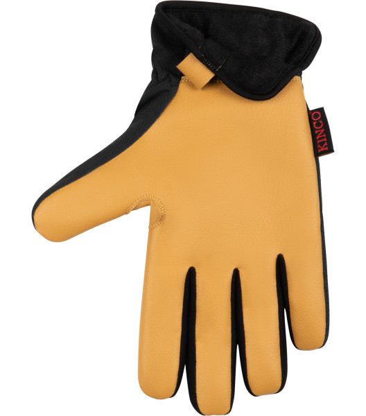 KincoPro&trade; Lined Light-Duty Black Synthetic, Black, large