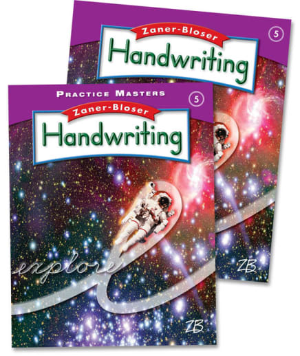 Zaner-Bloser Handwriting Grade 5 Home School Bundle - Student Edition/Practice Masters (2012 edition)