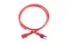 AC power cord, 5-15p to C13, 14 AWG, 4ft, Red