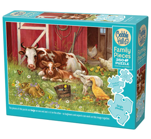 Cobble Hill Barnyard Babies Family Puzzle (350 piece)
