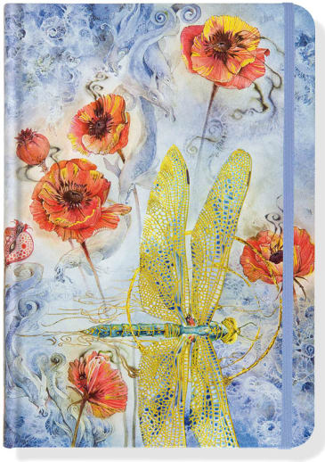 Indigo Dragonfly (Small Journal Format)