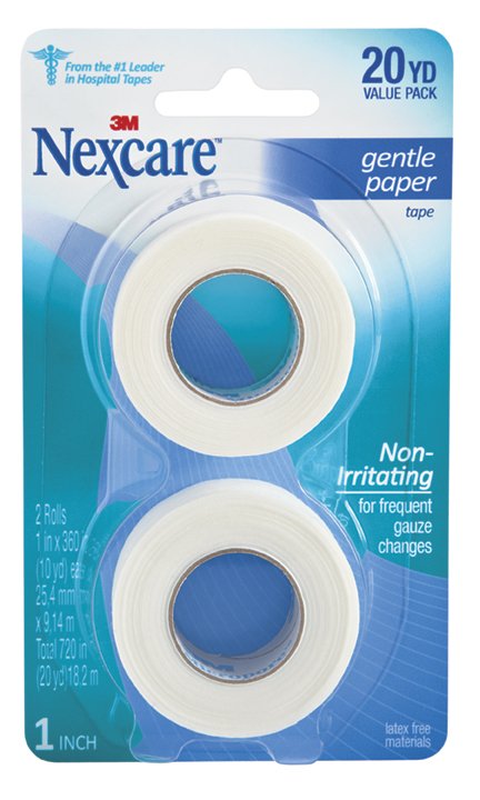 3M Nexcare Paper Medical Tape, 1 Inch x 10 Yard, White MK 1084004