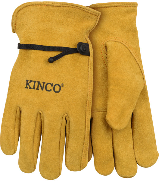 Suede Cowhide Driver with Pull-Strap