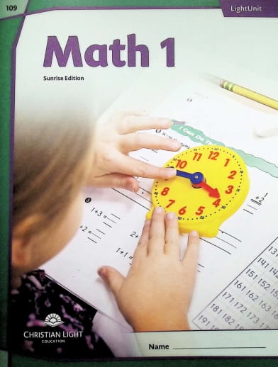Christian Light Math LightUnit 109 Sunrise Edition