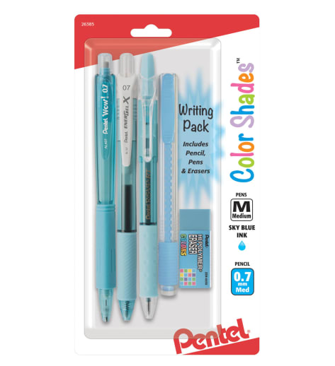 Color Shades Writing Packs - Sky Blue