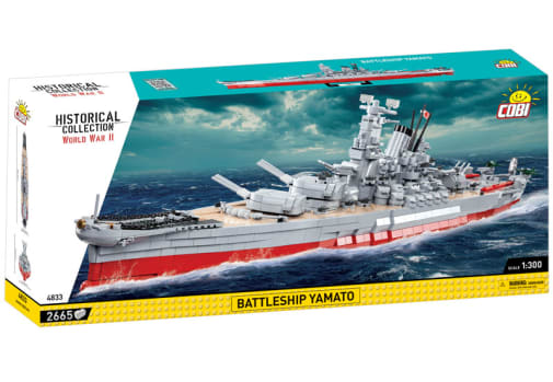 COBI Battleship Yamato - 2665 pieces (World War II Historical Collection)
