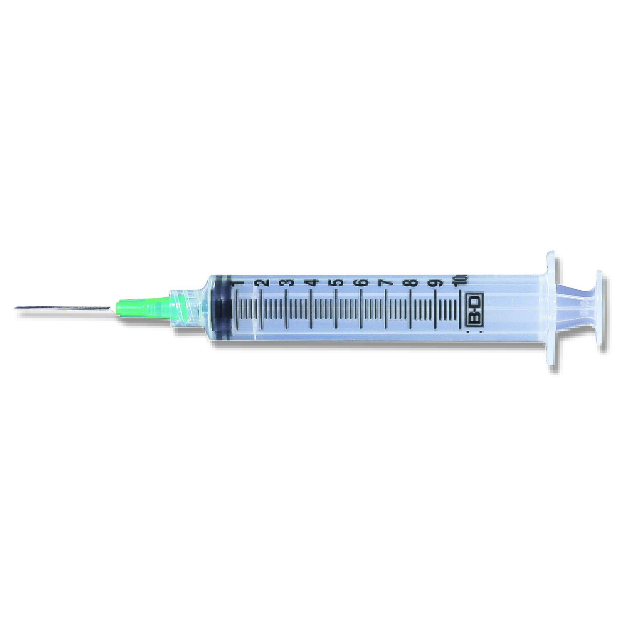 PrecisionGlide 10 mL Syringe with Hypodermic Needle, 21 Gauge, 1 Needle Length MK 128989