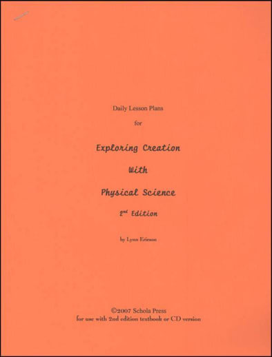 Daily Lesson Plans for Exploring Creation with Physical Science (2nd Edition)
