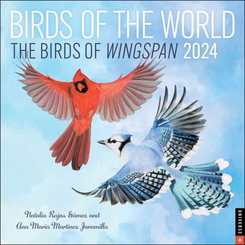 Birds of the World: Birds of Wingspan 2024 Wall Calendar