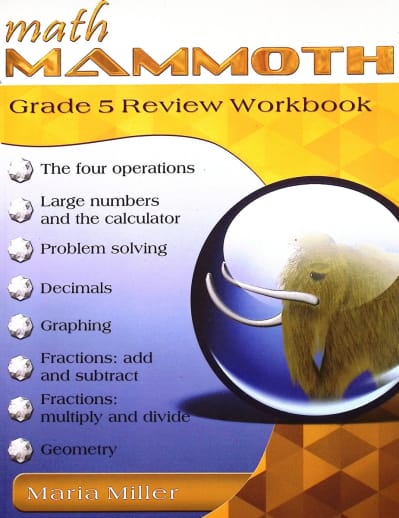 Math Mammoth Grade 5 Review Workbook