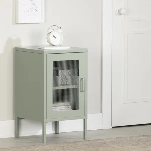 Metal Mesh 1-Door Nightstand