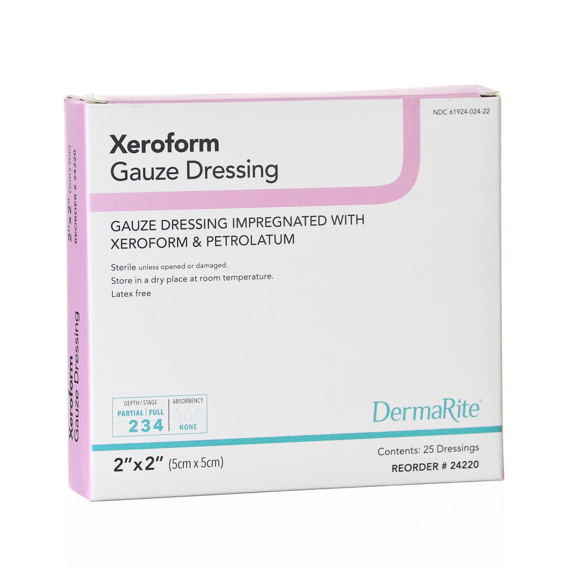 Xeroform Petrolatum Impregnated Dressing, 2 x 2 Inch MK 946775